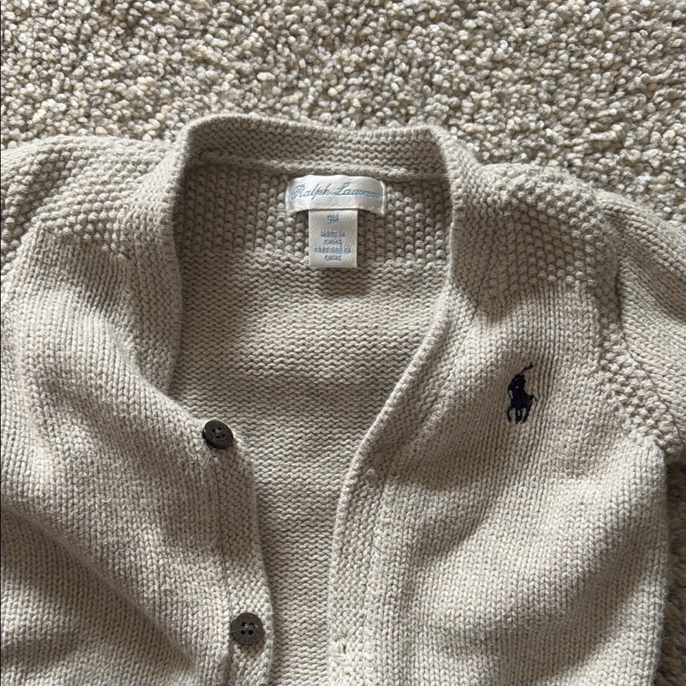 Ralph Lauren light grey by Knit Sweater